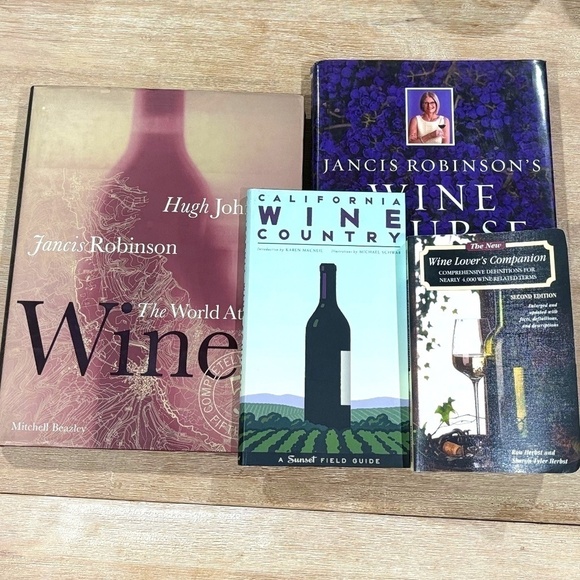 Wine Lover's Book Collection, Set of 4 Collector Edition Books - Picture 1 of 16
